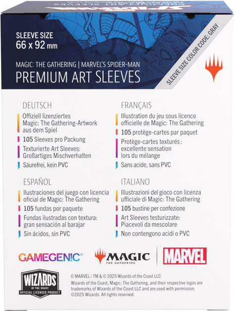 Koszulki na karty Gamegenic Magic the Gathering - Marvel's Spider-Man - Mountain (4251715421949) - obraz 7