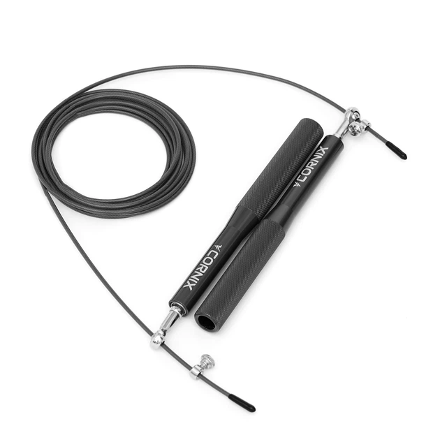 Скакалка скоростная для кроссфита Cornix Speed Rope XR-0152 Black - Фото 3 Скакалка скоростная для кроссфита Cornix Speed Rope XR-0152 Black - изображение 3