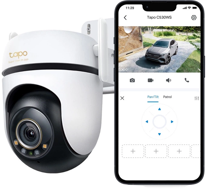 Kamera IP TP-Link Tapo C530WS White - obraz 4