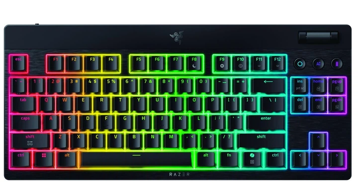 Клавиатура Razer BlackWidow V4 Low-Profile TKL Orange switch (RZ03