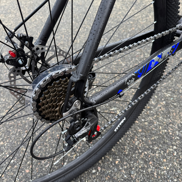 Велосипед CrossBike 29" Ultra 2025 Рама 19" black-blue - Фото 6 Велосипед CrossBike 29" Ultra 2025 Рама 19" black-blue - изображение 6