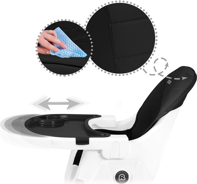 Крісло для годування Ricokids Mani 3 в 1 Чорне (5903890622121) - зображення 9