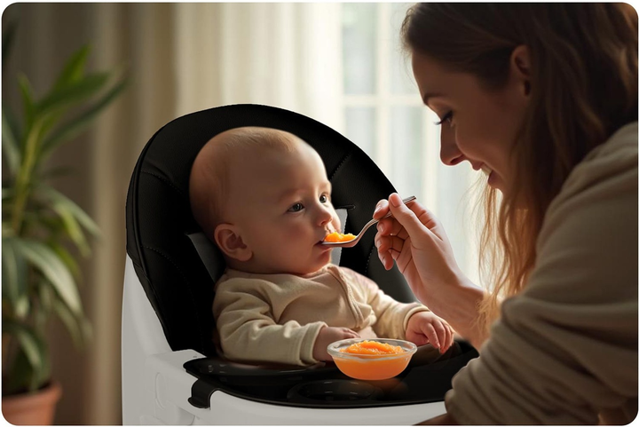 Крісло для годування Ricokids Mani 3 в 1 Чорне (5903890622121) - зображення 14