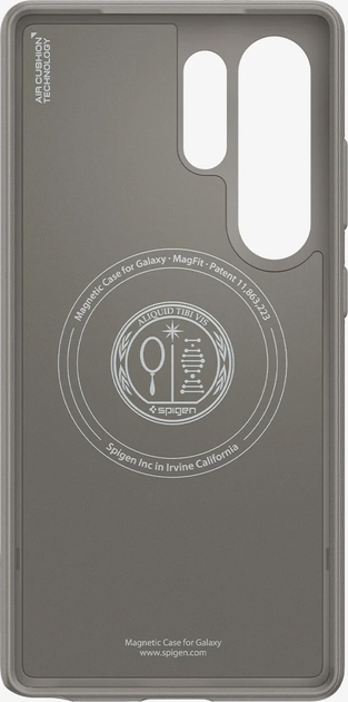 Панель Spigen Parallax MagFit для Samsung Galaxy S25 Ultra Ash Gray (8809971238861) - зображення 3