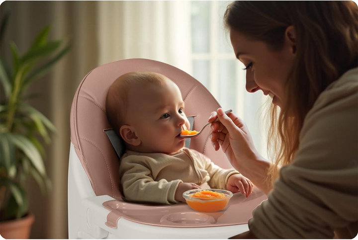 Krzesełko do karmienia Ricokids Mani 3 w 1 Różowe (5903890622145) - obraz 14