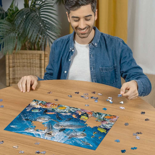 Puzzle Ravensburger Delfiny 500 elementów 12000200 (4005555002000) - obraz 3