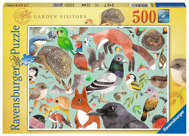Пазл Ravensburger Мешканці садів 500 елементів 12000658 (4005555006589) - зображення 1