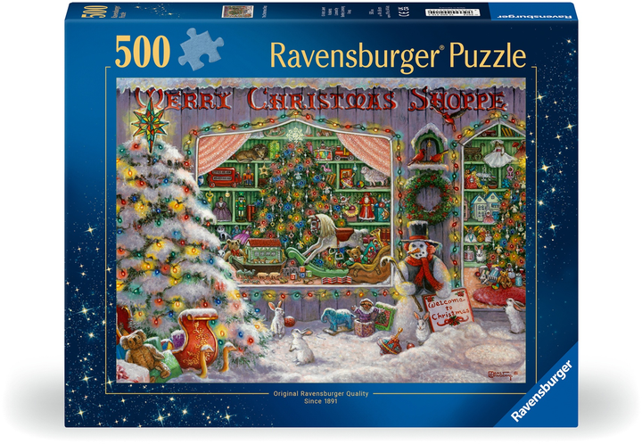 Пазл Ravensburger Різдвяний магазин 500 елементів 12000215 (4005555002154) - зображення 1