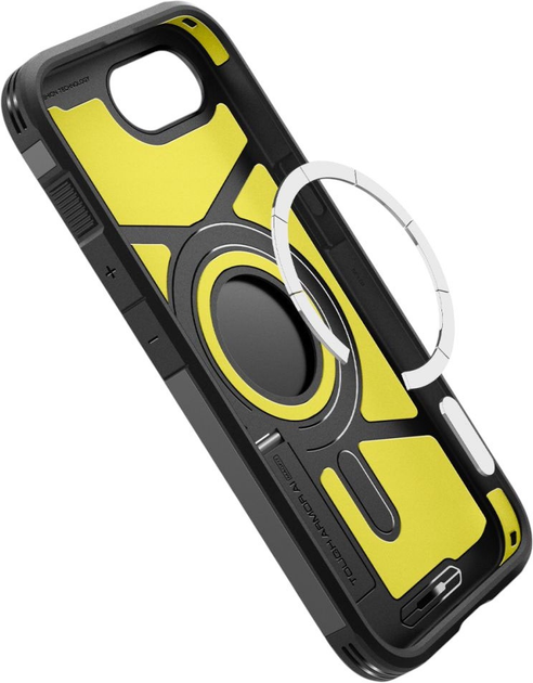 Etui Spigen Tough Armor MAG MagSafe do Apple iPhone 16e Black (8809971239677) - obraz 8
