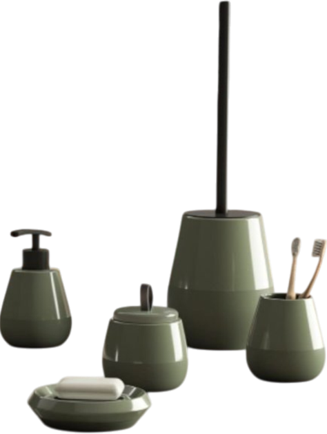 Zestaw akcesoriów łazienkowych Gedy Zielony (0000WL330700300) - obraz 1