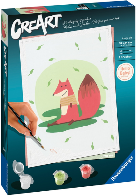 Malowanie po numerach Ravensburger Creart Lisek (4005556236541) - obraz 2