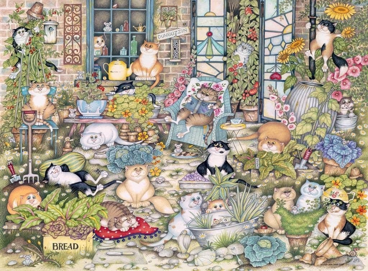 Пазл Ravensburger Котячий вечір 500 елементів 12000591 (4005555005919) - зображення 2