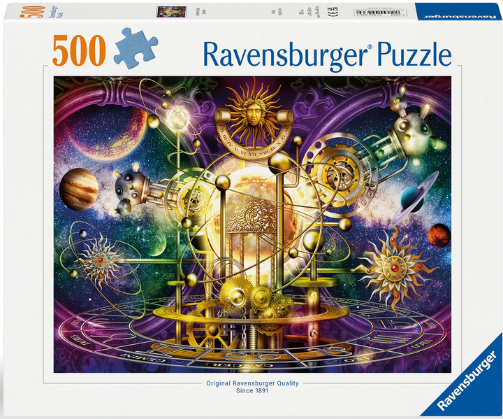 Puzzle Ravensburger Złoty Układ Słoneczny 500 elementów 12000236 (4005555002369) - obraz 1