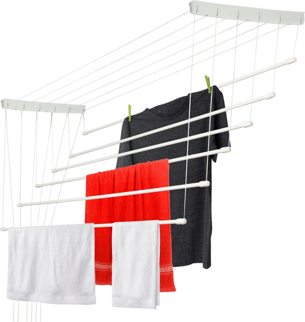 Suszarka na pranie KADAX Sufitowa 6 Prętów 80 cm (5903699441527) - obraz 1