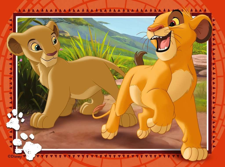 Zestaw puzzli Ravensburger Król Lew 4 w 1 12 + 16 + 20 + 24 elementów 12004025 (4005555040255) - obraz 2