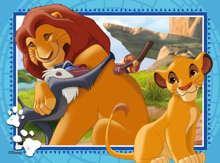 Zestaw puzzli Ravensburger Król Lew 4 w 1 12 + 16 + 20 + 24 elementów 12004025 (4005555040255) - obraz 4