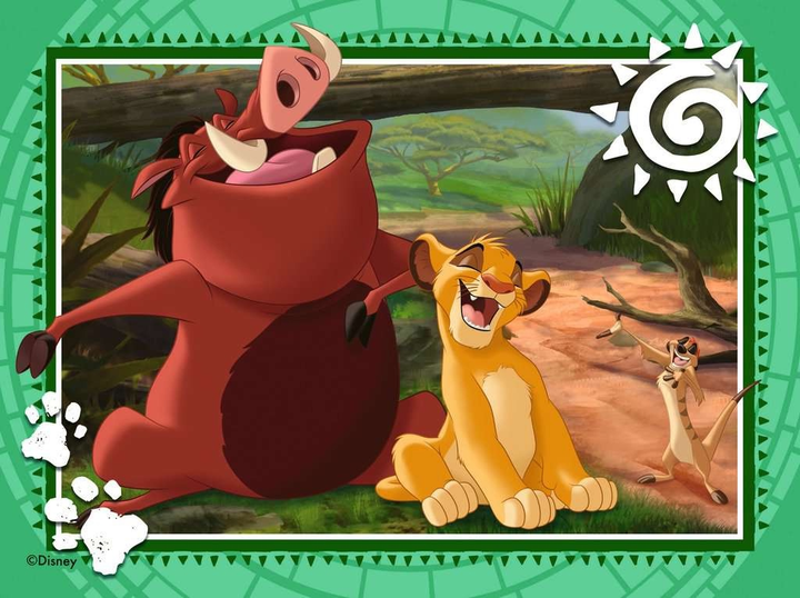 Zestaw puzzli Ravensburger Król Lew 4 w 1 12 + 16 + 20 + 24 elementów 12004025 (4005555040255) - obraz 5