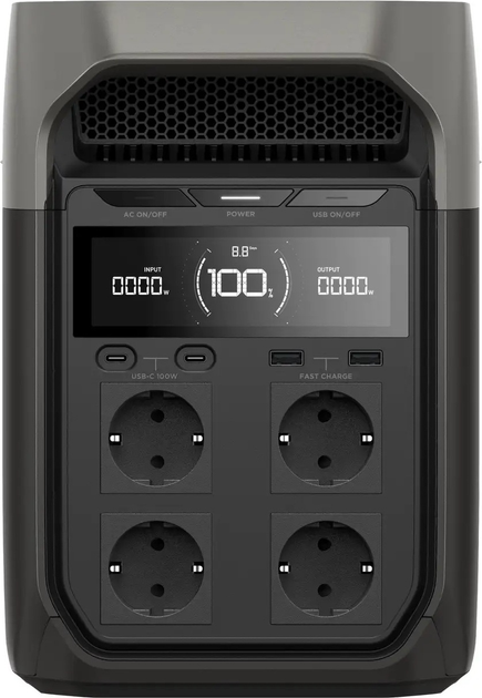Stacja ładująca EcoFlow DELTA 3 / 1800 W / 1024 Wh / LiFePO4 (EFDELTA3-EU) - obraz 2