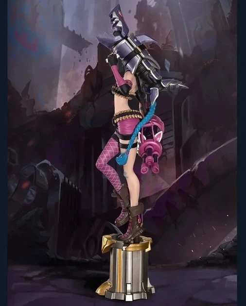 Фігурка з гри League of Legends Ліга легенд, Jinx, Джинкс, Arcane Аркейн 22 см - зображення 3