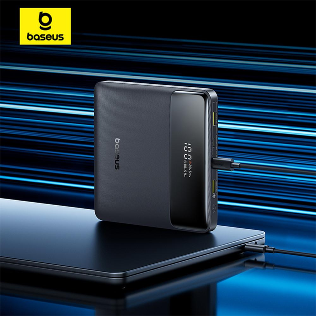 Powerbank  Baseus Blade H1 Lite 20000 mAh 100W Black (P10021604123-00) - obraz 10