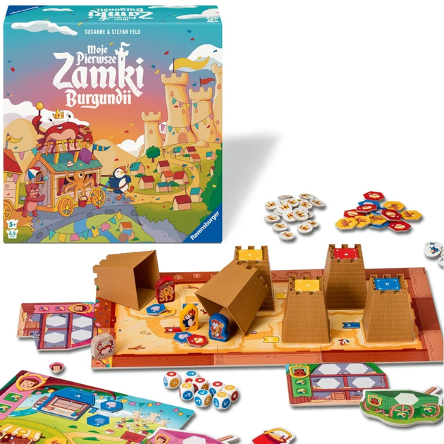 Gra planszowa Ravensburger Moje Pierwsze Zamki Burgundii (4005556249008) - obraz 2