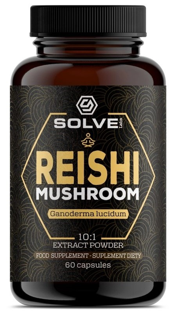 Suplement diety Solve Labs Ekstrakt Mushroom Reishi 60 kapsulek (5903293767399) - obraz 1