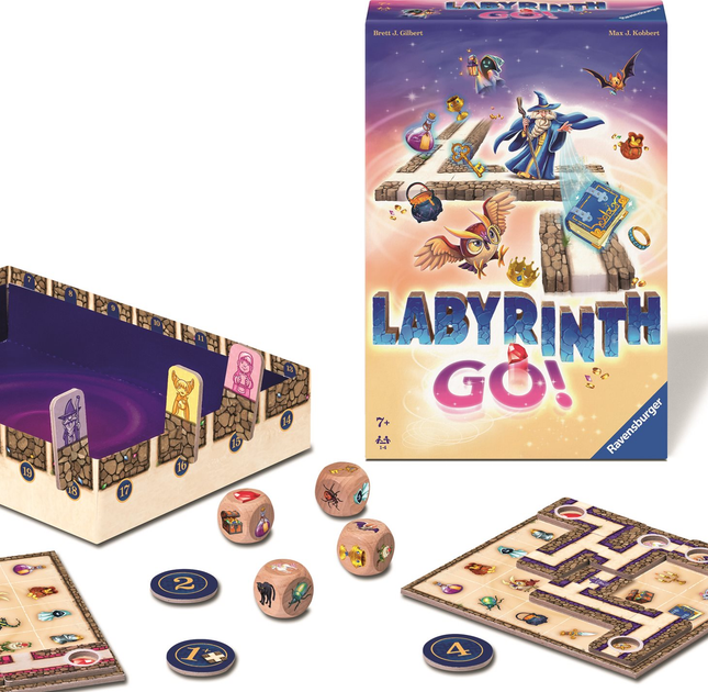 Настільна гра Ravensburger Labyrinth GO! (4005556247967) - зображення 3