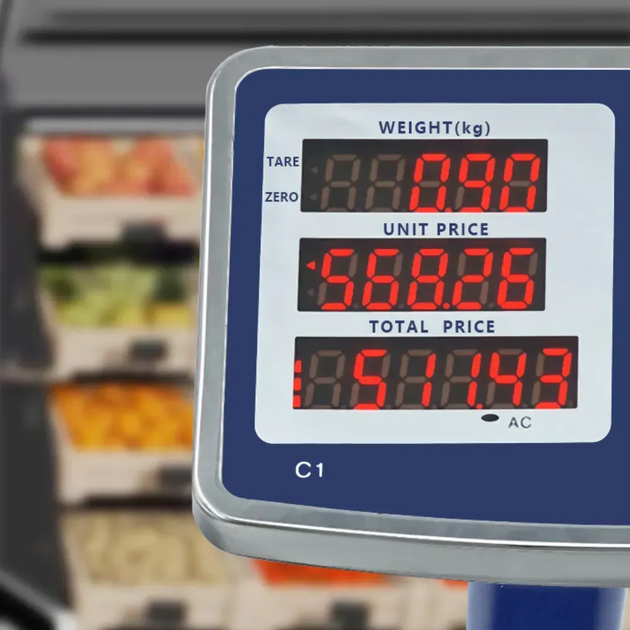 Ваги торгівельні WI-FI від акумулятора з РК-дисплеєм, 220V TF5201-BT150 (L) - изображение 5
