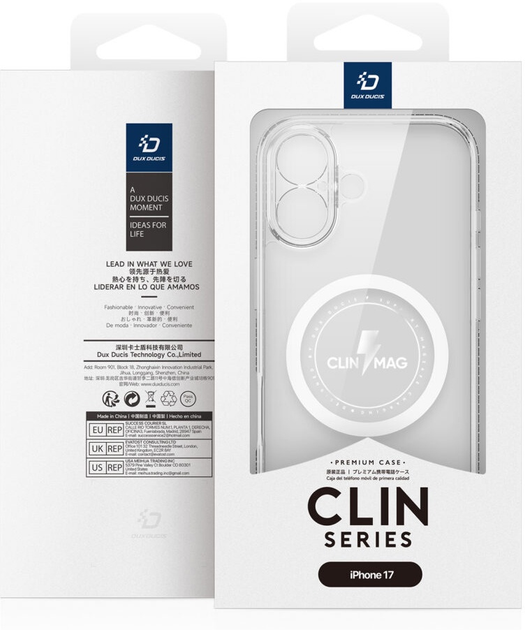 Панель Dux Ducis Clin Mag для Apple iPhone 17 Transparent (6971824153422) - зображення 4