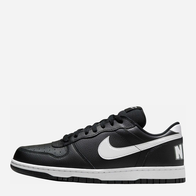 Чоловічі кеди низькі Nike Big Low 355152-016 42 (8.5US) Чорні з білим (91201781157) - зображення 2
