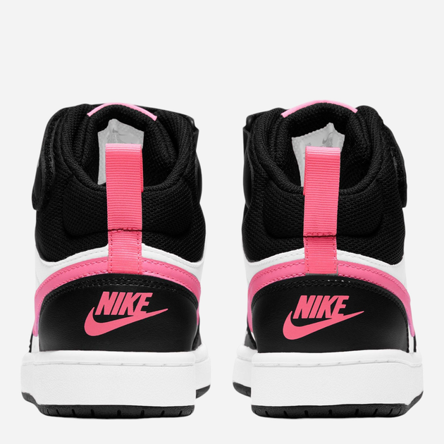 Sneakersy młodzieżowe dziewczęce wysokie Nike Court Borough Mid 2 (Gs) CD7782-005 39 (6.5US) Czarne (194953181241) - obraz 4