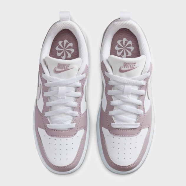 Sneakersy dziecięce dla dziewczynki na rzepy Nike Court Borough Low Recraft (Ps) DV5457-134 33 (1.5US) Białe (198484274380) - obraz 4
