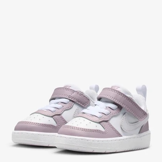 Sneakersy dziecięce dla dziewczynki na rzepy Nike Court Borough Low Recraft (Td) DV5458-134 19.5 (4US) Białe (198484278128) - obraz 2