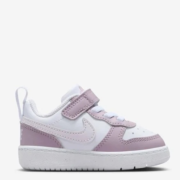 Sneakersy dziecięce dla dziewczynki na rzepy Nike Court Borough Low Recraft (Td) DV5458-134 19.5 (4US) Białe (198484278128) - obraz 3