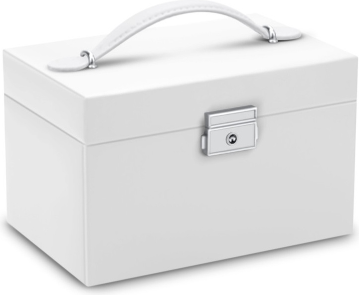 Скринька для біжутерії Massido MS-700 біла 18.6 x 14.8 x 11 см (5903890610579) - зображення 4
