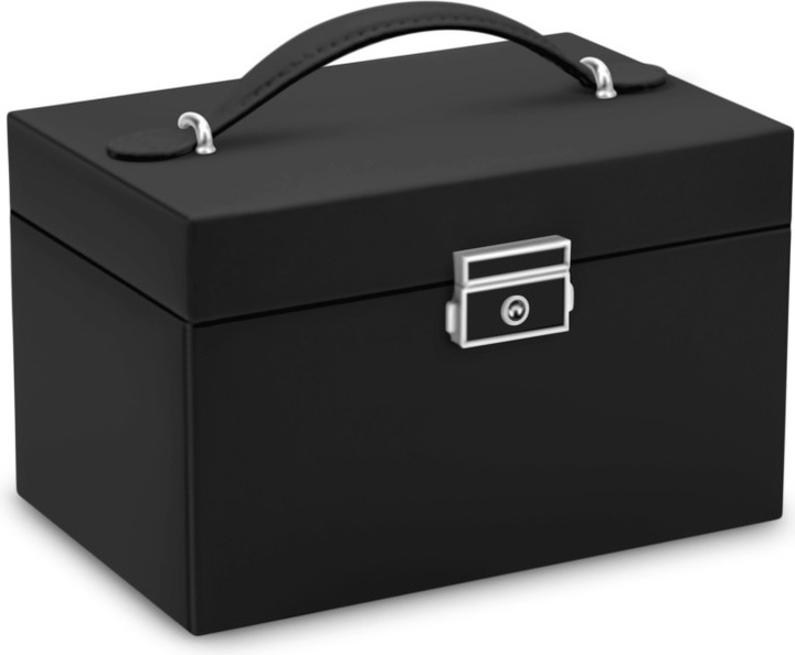 Скринька для біжутерії Massido MS-700 чорна 18.6 x 14.8 x 11 см (5903890610555) - зображення 5