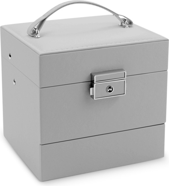 Скринька для біжутерії Massido MS-703 сіра 12.5 x 13 x 13 см (5903890610630) - зображення 5
