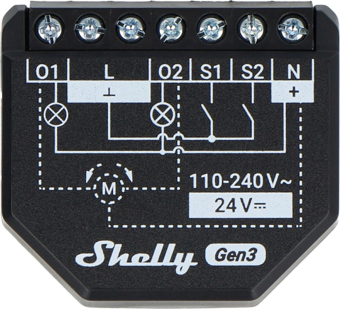 Розумне реле Shelly 2PM Gen3 4 шт. (3800235261927) - зображення 2