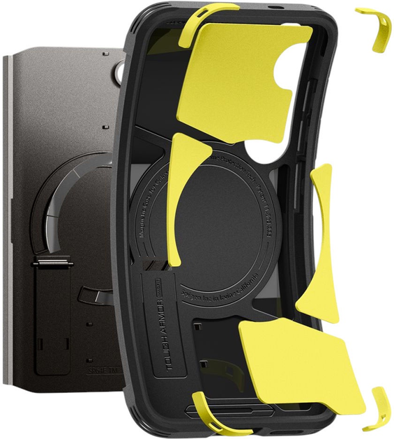Панель Spigen Tough Armor MagSafe для Samsung Galaxy S25+ Black (8809971238182) - зображення 6