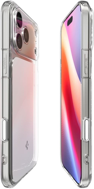 Etui Spigen Ultra Hybrid "T" Mag MagSafe do Apple iPhone 17 Pro Transparent/White (8800283314762) - obraz 6