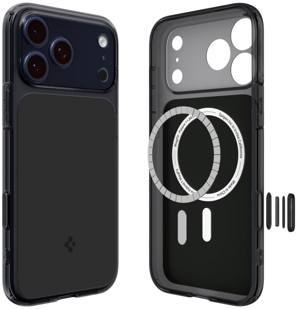 Etui Spigen Ultra Hybrid "T" Mag MagSafe do Apple iPhone 17 Pro Black (8800283314779) - obraz 2
