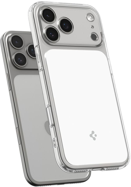 Etui Spigen Ultra Hybrid "T" Mag MagSafe do Apple iPhone 17 Pro Max Transparent/White (8800283314120) - obraz 5