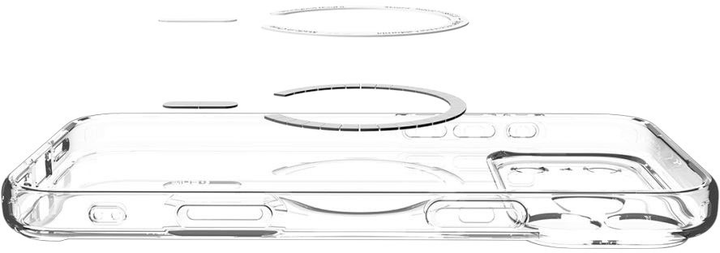 Etui plecki Spigen Ultra Hybrid MagSafe Case do Apple iPhone 17 Pro Clear White (8800283314786) - obraz 7