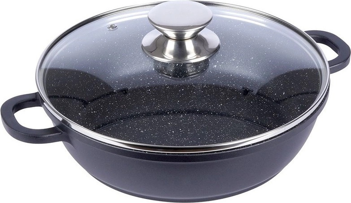 Patelnia Orion Grande granitowa z pokrywką 24 cm (8592381149277) - obraz 4