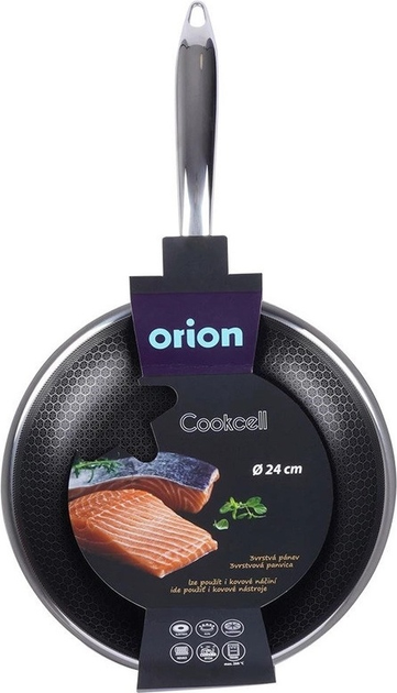 Patelnia Orion Cookcell stalowa 24 cm (8592381154882) - obraz 10