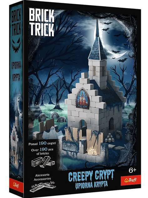 Klocki ceramiczne Trefl Brick Trick Halloween Upiorna Krypta 190 elementów (62700) (5900511627008) - obraz 1