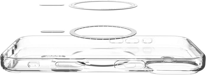 Etui plecki Spigen Ultra Hybrid MagSafe Case do Apple iPhone 17 Transparent/Graphite (8800283315134) - obraz 7