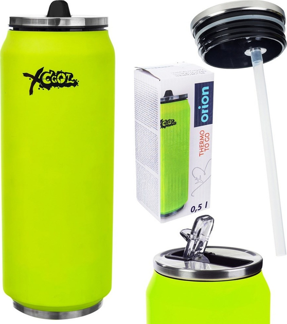 Kubek termiczny puszka Orion Zielony 500 ml (8592381172824) - obraz 7