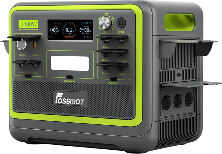 Stacja ładująca Fossibot F2400 / 2400W / 2048 Wh / LiFePO4 Green (6976133249903) - obraz 2