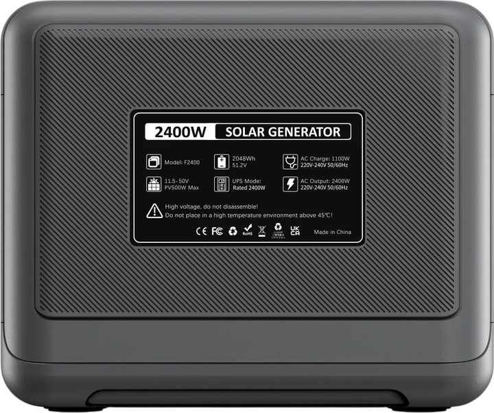 Stacja ładująca Fossibot F2400 / 2400W / 2048 Wh / LiFePO4 Green (6976133249903) - obraz 8
